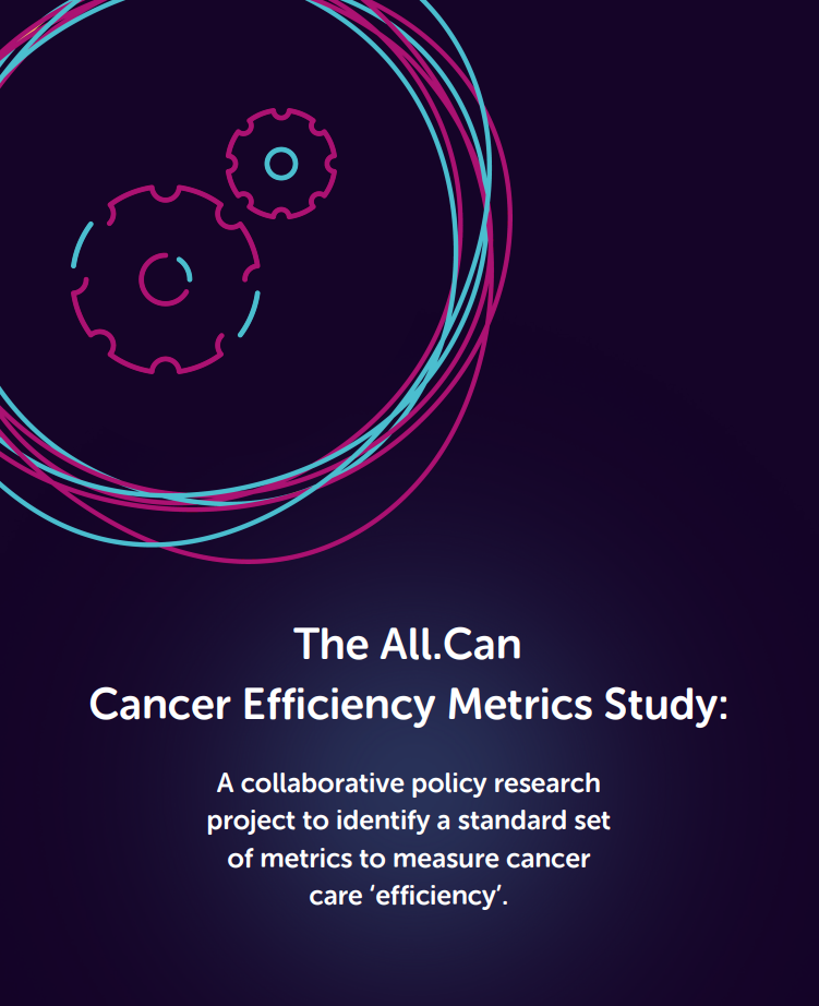 The All.Can Cancer Efficiency Metrics Study
